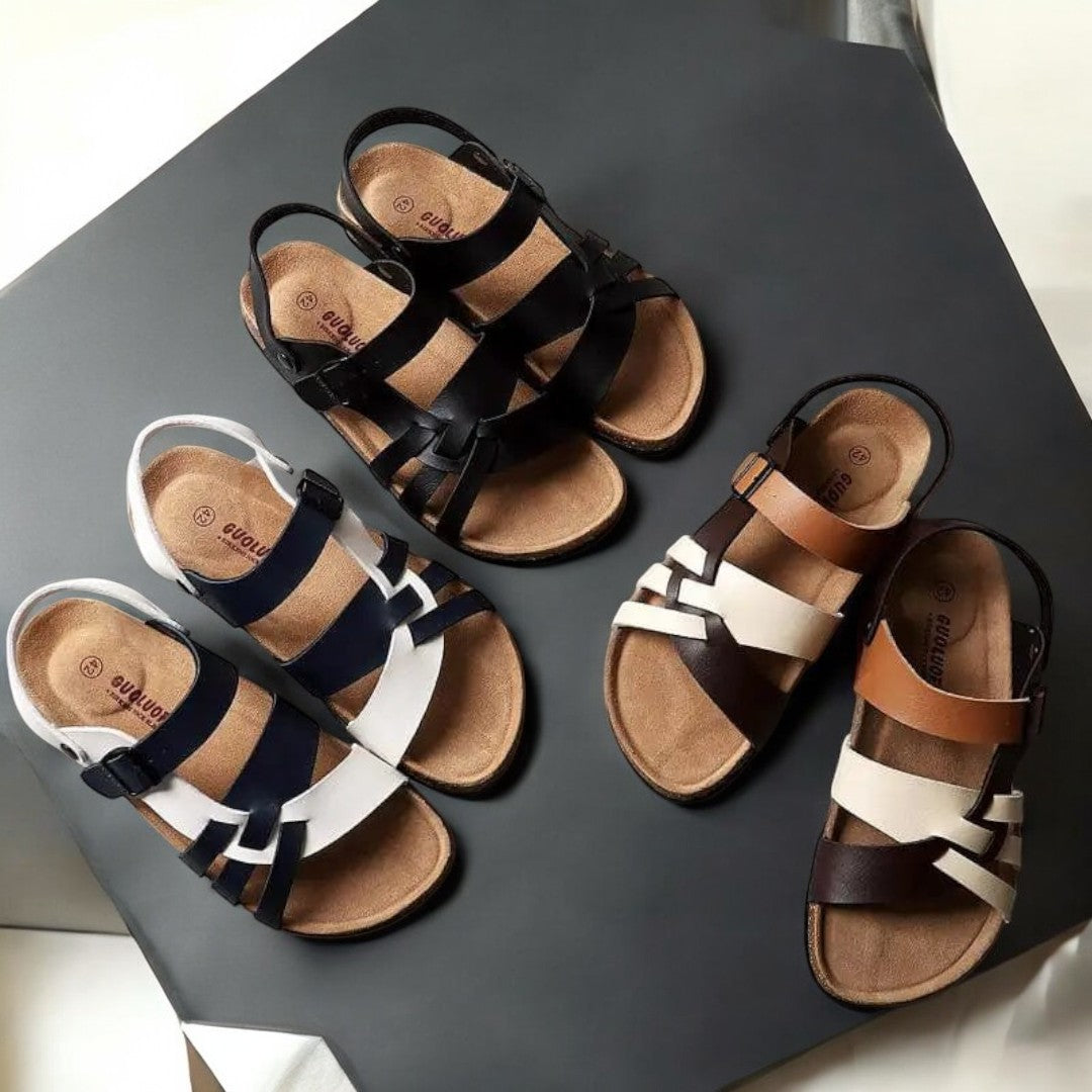 Lara Beach Leather Sandals