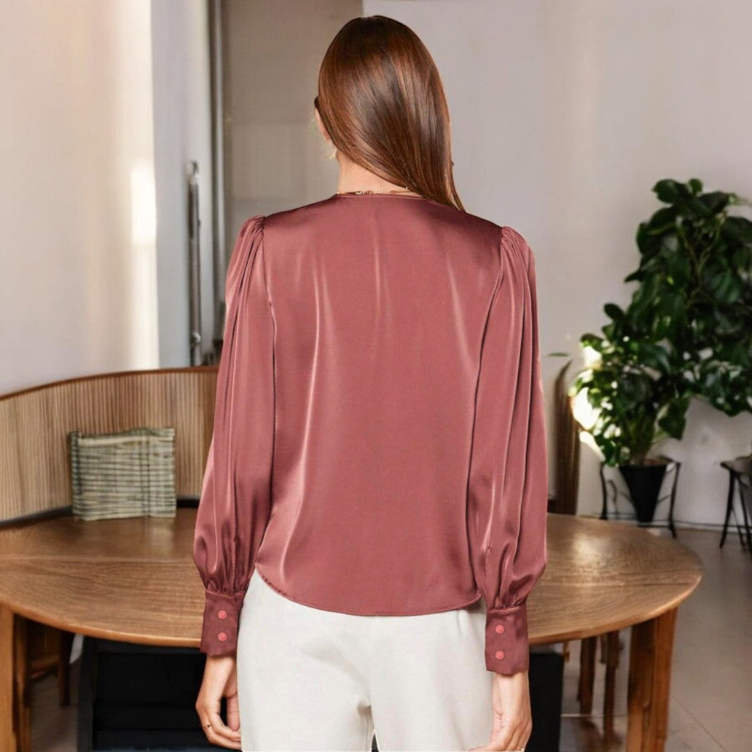 Aviana V-Neck Blouse