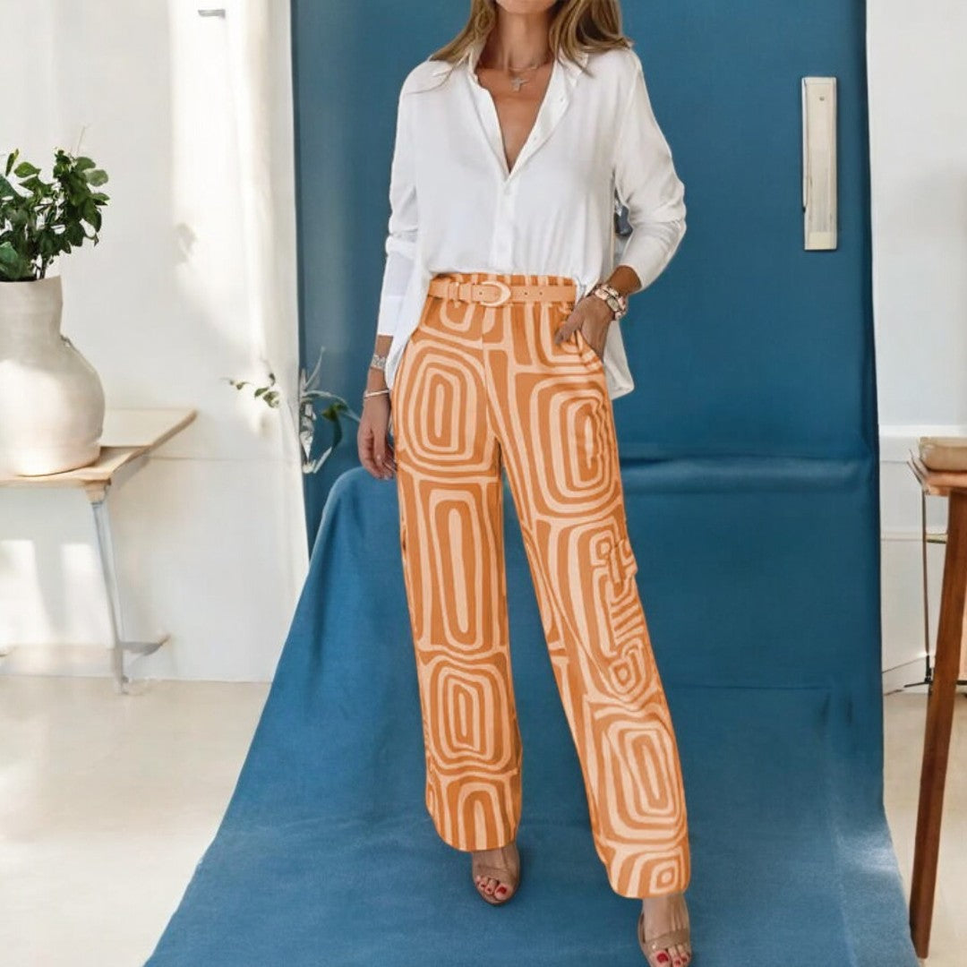 Maisy Shirt Loose Trousers Set