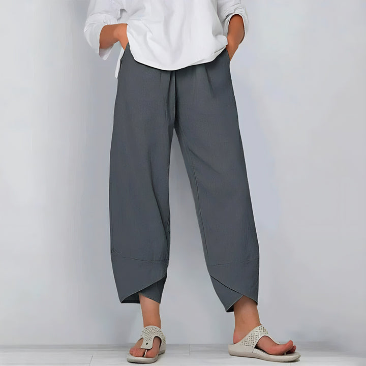 Dara Cotton-Linen Trousers