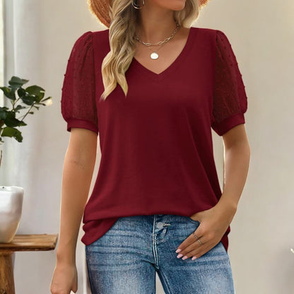 Ariah Summer V-neck Blouse