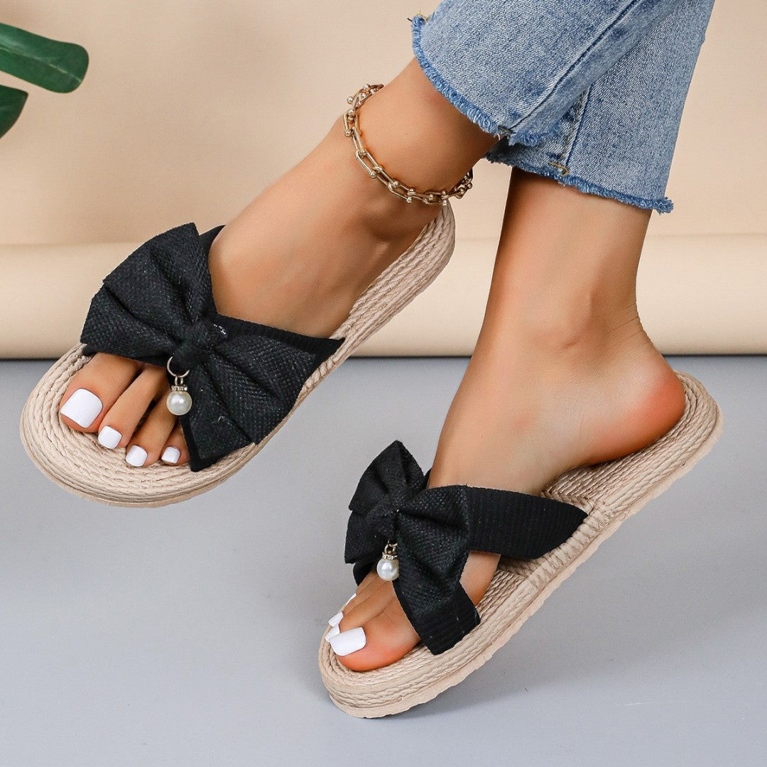 Kara Summer Sandals with Bow