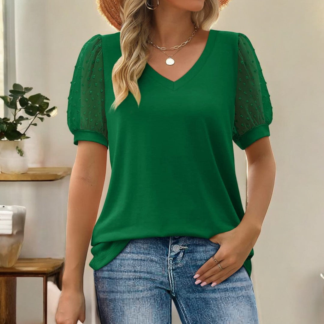 Ariah Summer V-neck Blouse