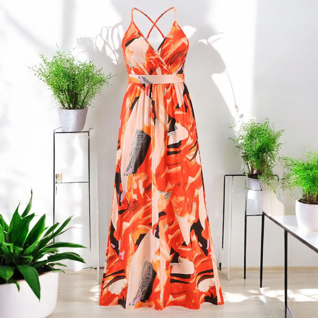 Regina Boho Floral Print Dresses