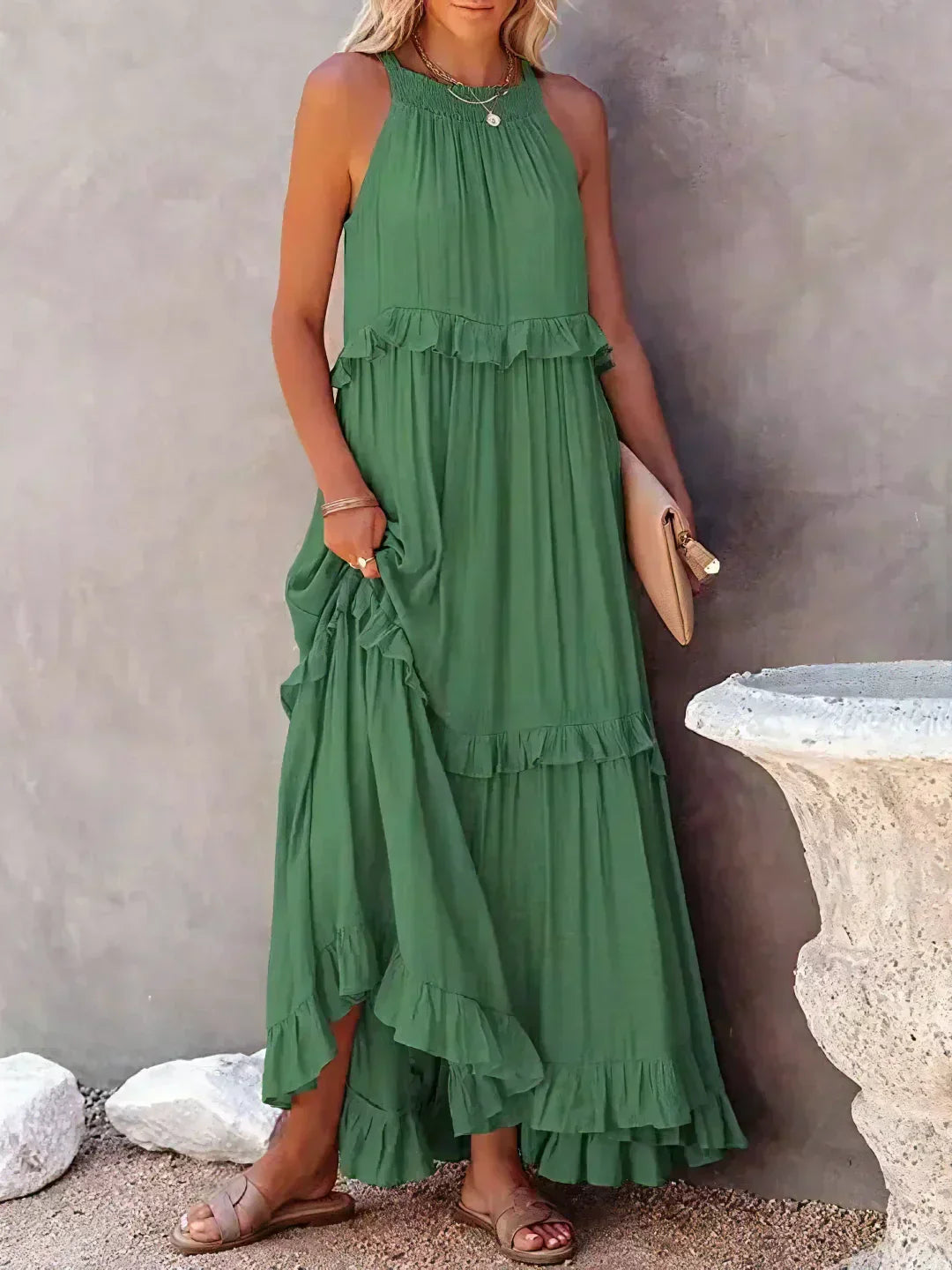 Rachel™ Sleeveless Maxi Dress