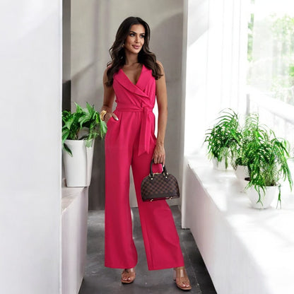 Iliana Sleeveless Wide Leg Jumpsuit