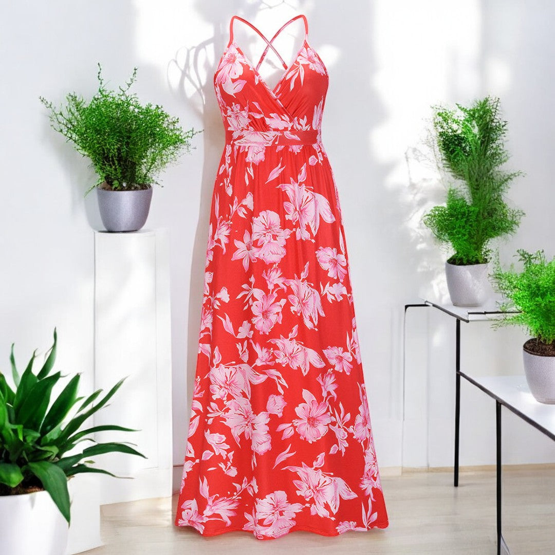Regina Boho Floral Print Dresses