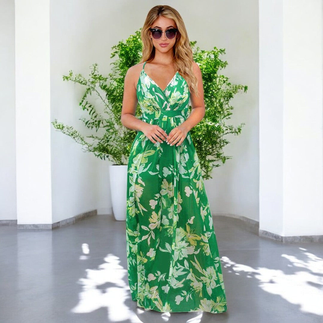Regina Boho Floral Print Dresses