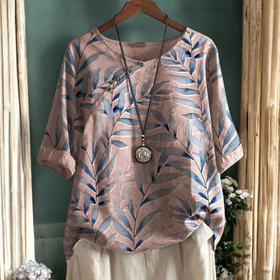 Alianna Shirt Button Detail Top