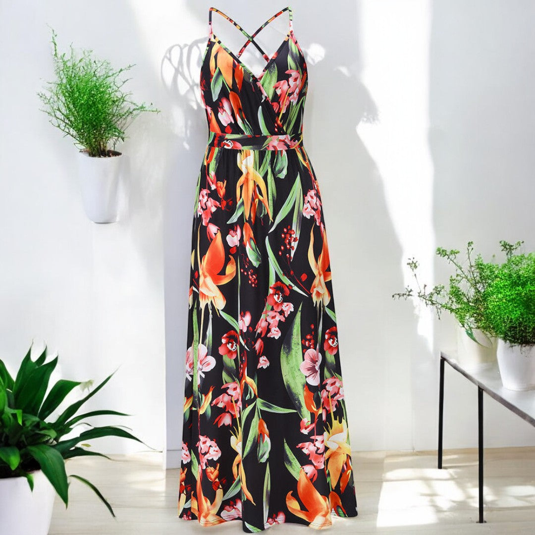 Regina Boho Floral Print Dresses