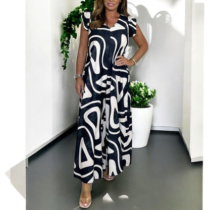 Kenia Summer Wide Leg Jumpsuit