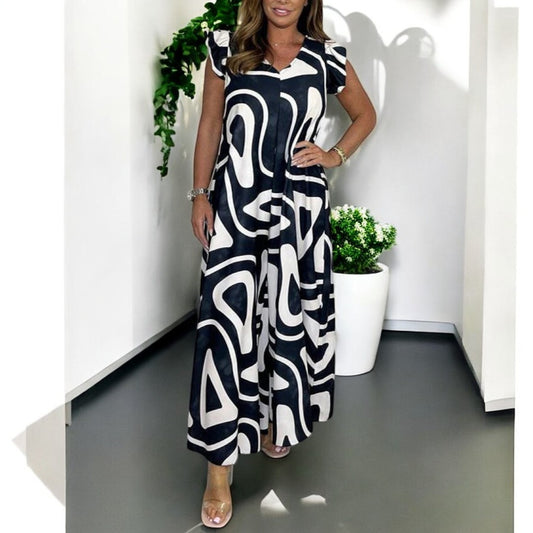 Kenia Summer Wide Leg Jumpsuit