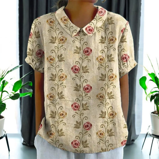 Bridget Cotton and Linen Blouse