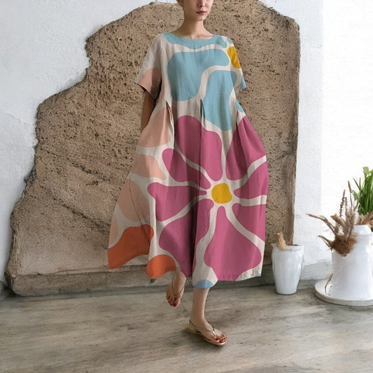 Camryn Boho Floral Dress