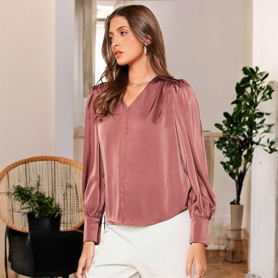 Aviana V-Neck Blouse