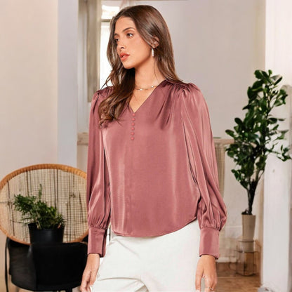 Aviana V-Neck Blouse