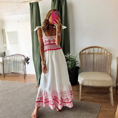 Romina Boho Style Printed Dress