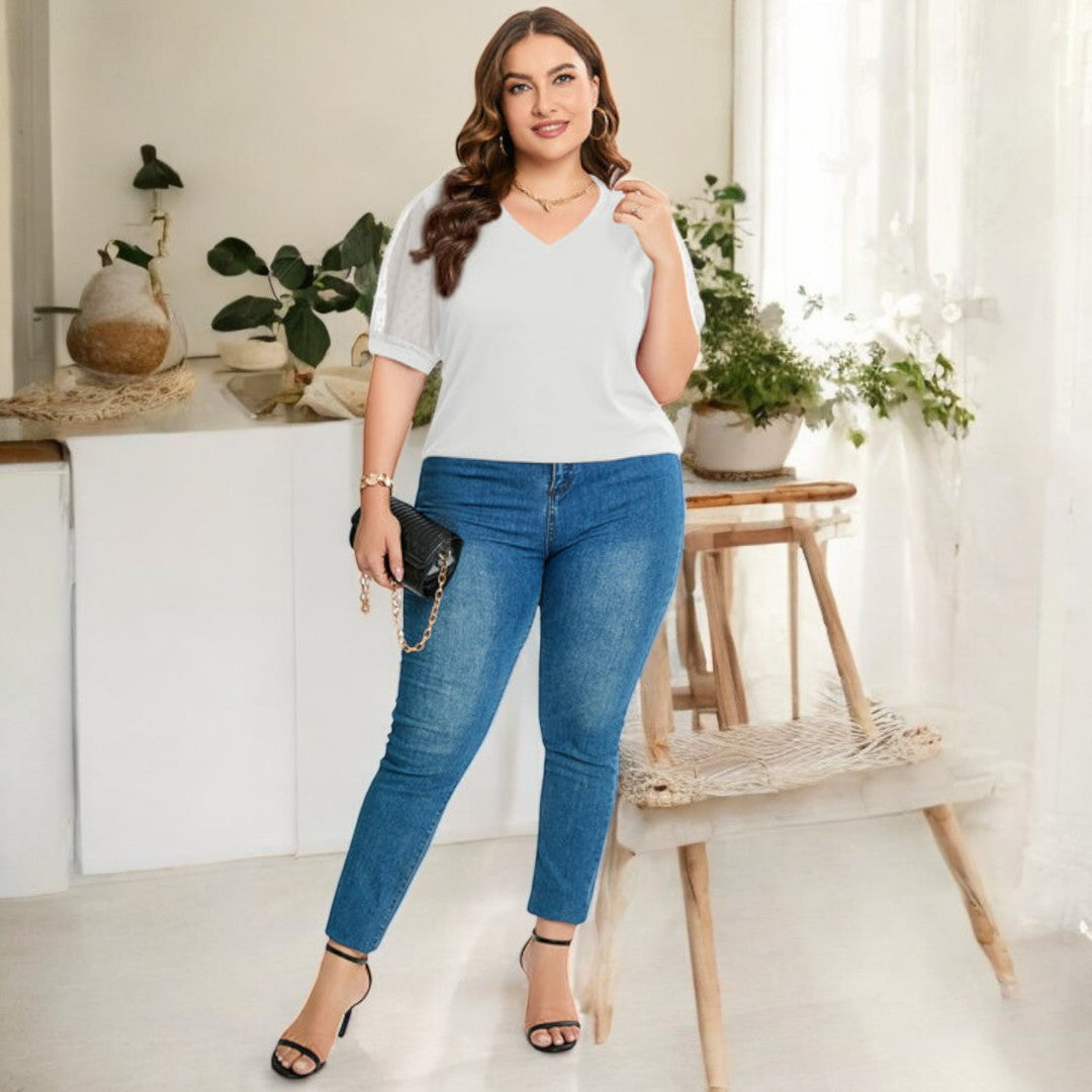 Ariah Summer V-neck Blouse