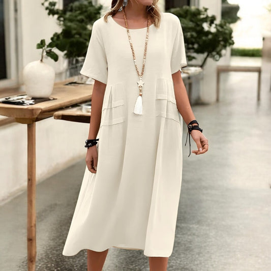 Aisha Maxi Short Sleeve Dress