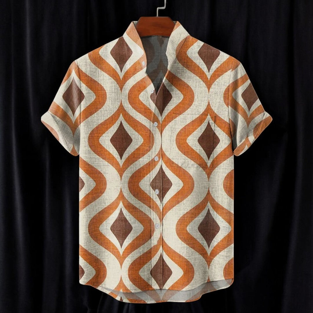 Remy Summer Shirt Retro Pattern