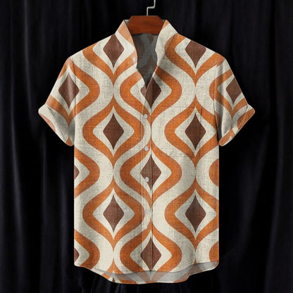 Remy Summer Shirt Retro Pattern