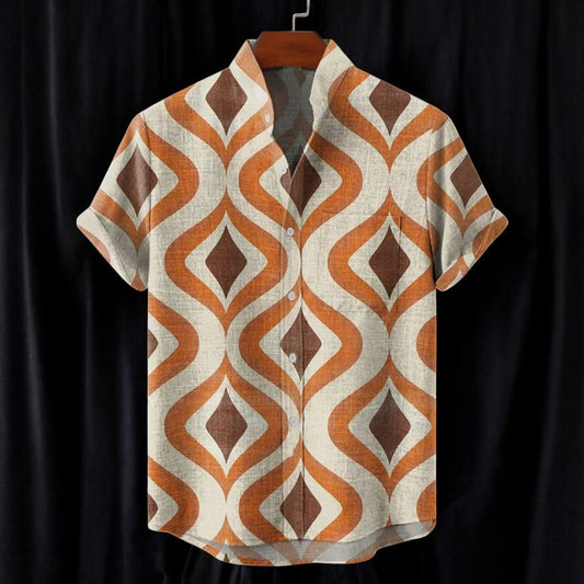Remy Summer Shirt Retro Pattern