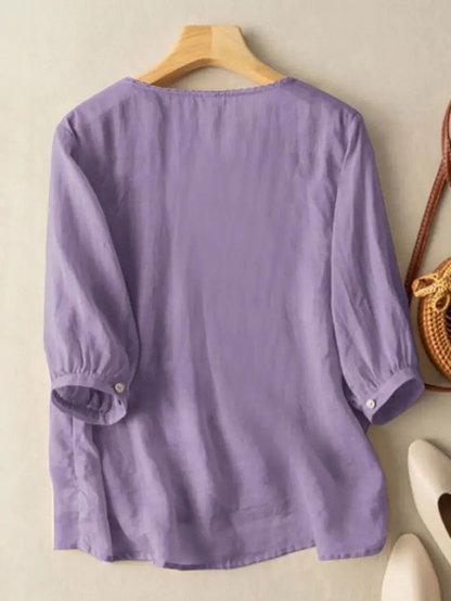 Emily™ | Embroidered Boho Blouse
