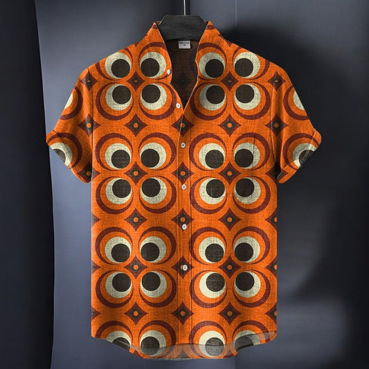 Bradley Summer Shirt With Tribal Pattern