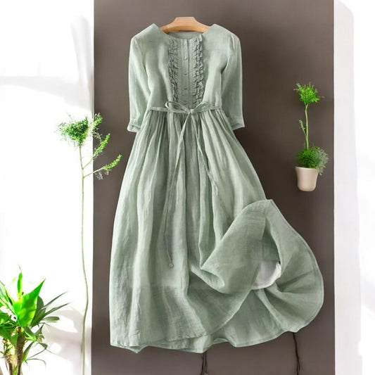 Danna Linen Summer Dress
