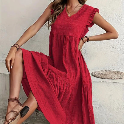 Carla Textured Midi Dress