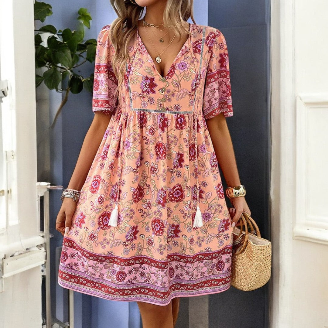 Reina Floral Summer Dress