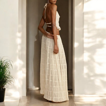Analia Summer Backless Sling Top Set