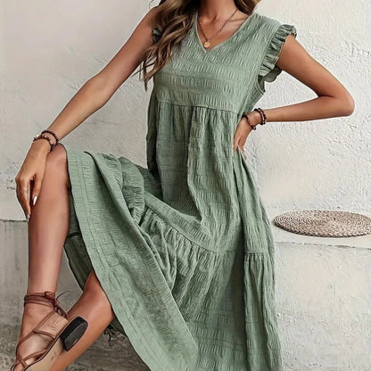 Carla Textured Midi Dress