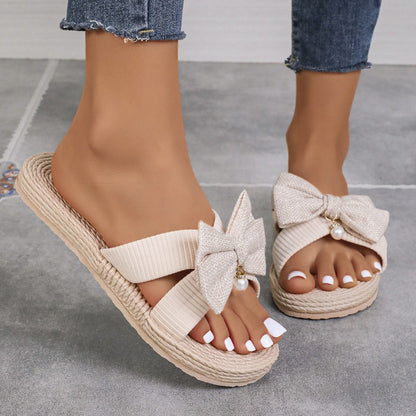 Kara Summer Sandals with Bow