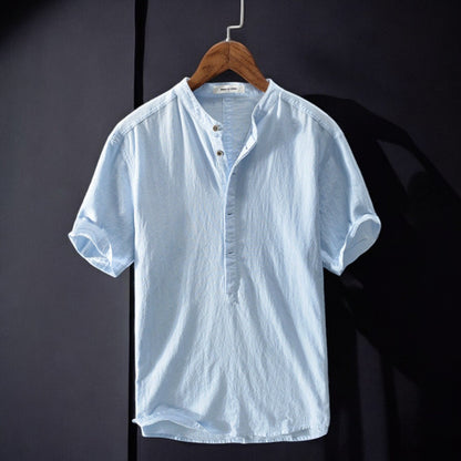 Trevor Cotton-Linen Shirt