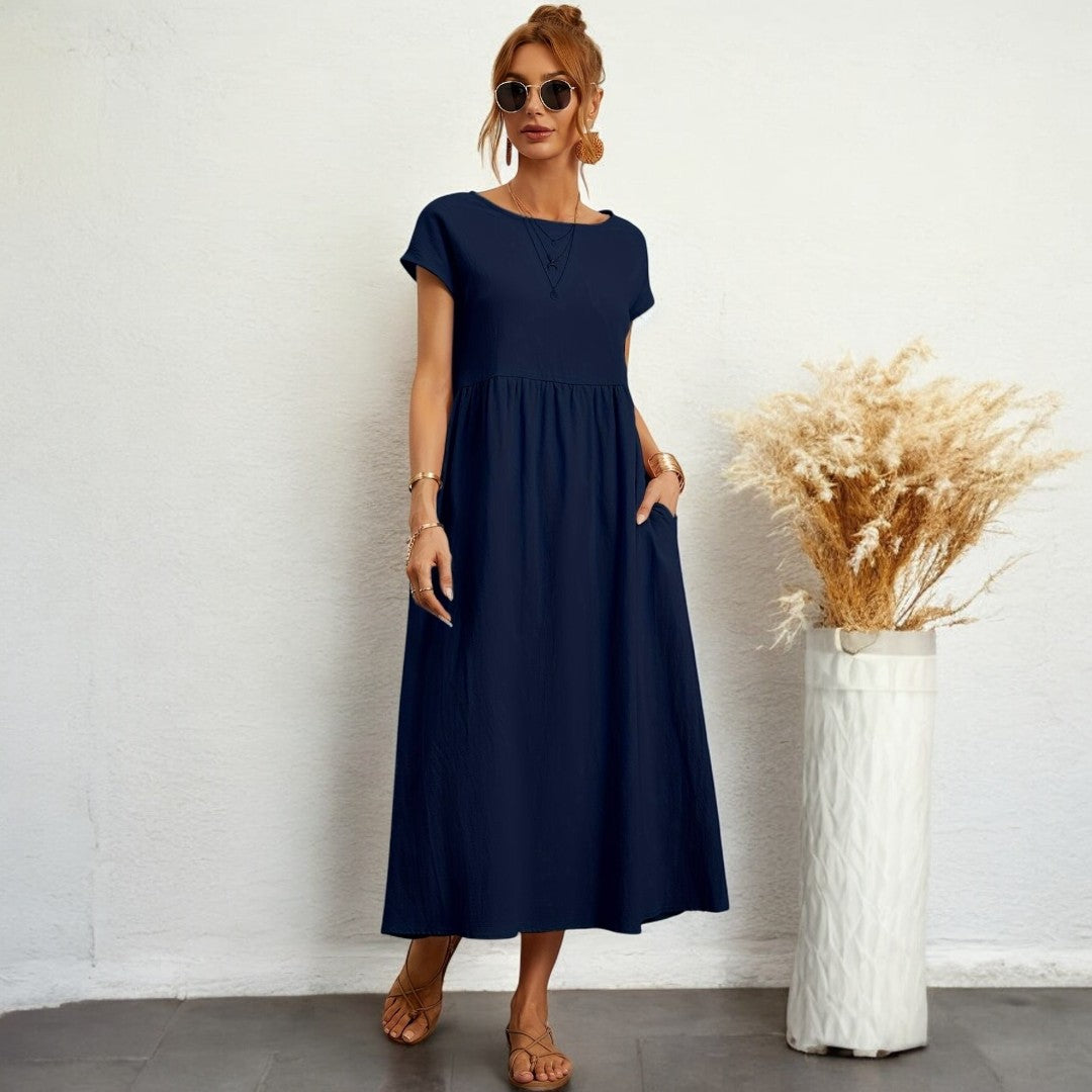 Izabella Sleeveless Dress With Pocket