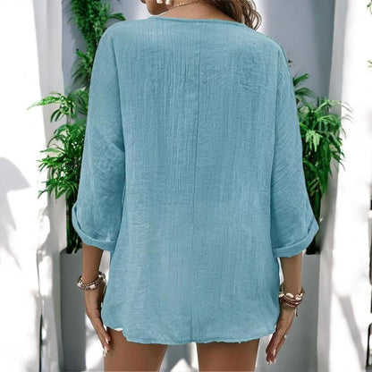 Ramona Long Sleeve V-neck Top