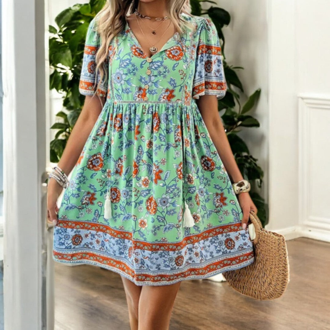 Reina Floral Summer Dress