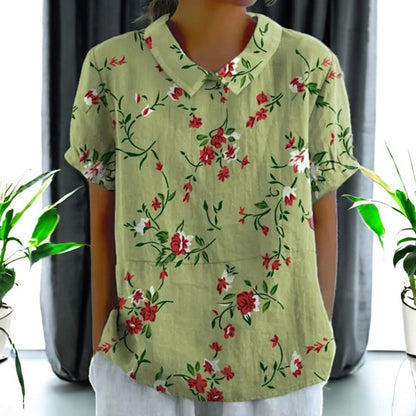Bridget Cotton and Linen Blouse