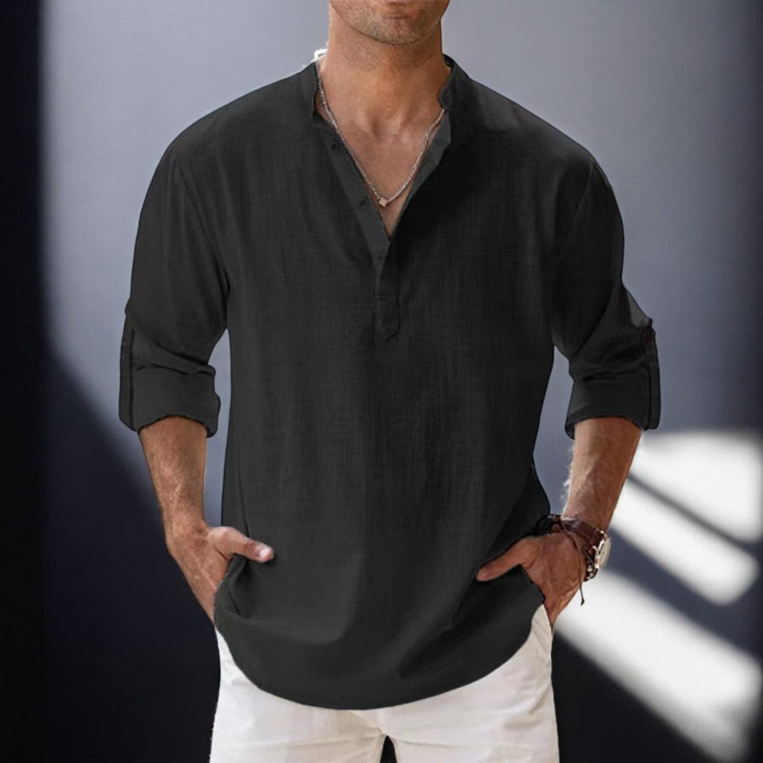 Austin Linen Overshirt