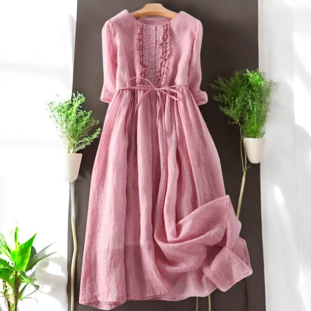 Danna Linen Summer Dress