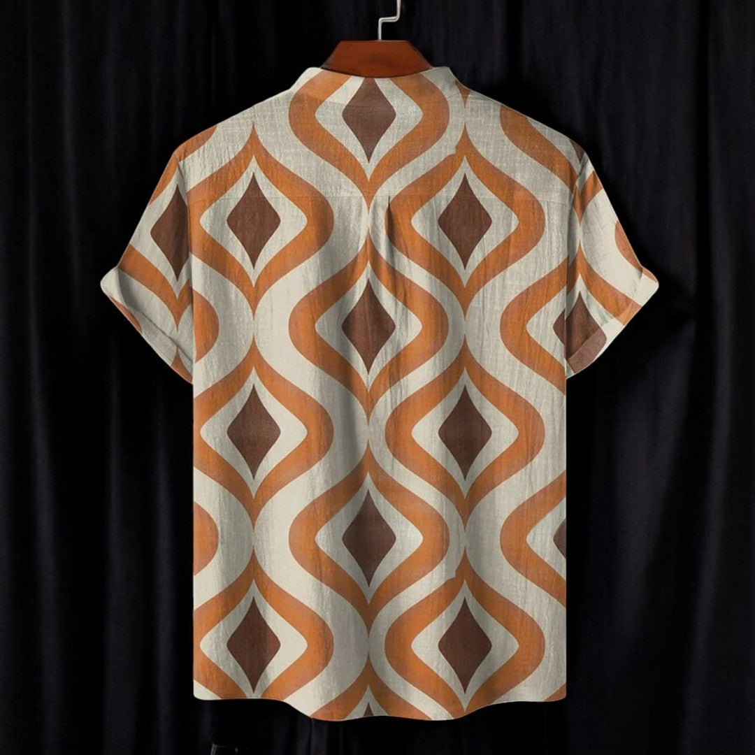 Remy Summer Shirt Retro Pattern