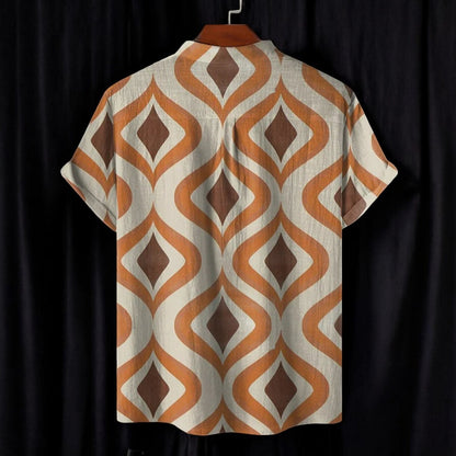 Remy Summer Shirt Retro Pattern