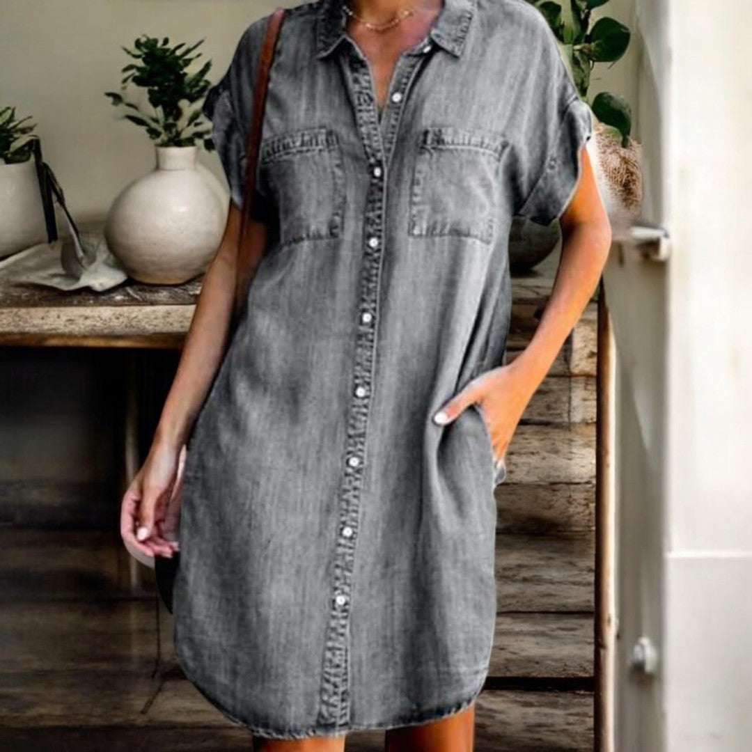 Aleah Denim Dress