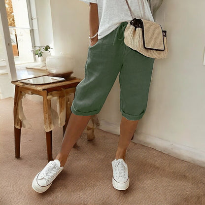Zuri Cotton-Linen Pants