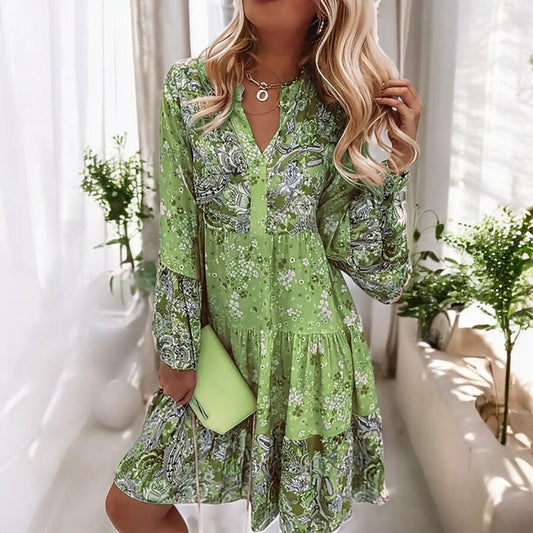 Luisa Floral Boho Beach Dress