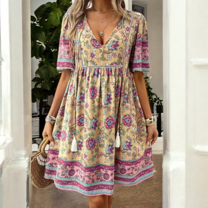 Reina Floral Summer Dress