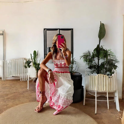 Romina Boho Style Printed Dress