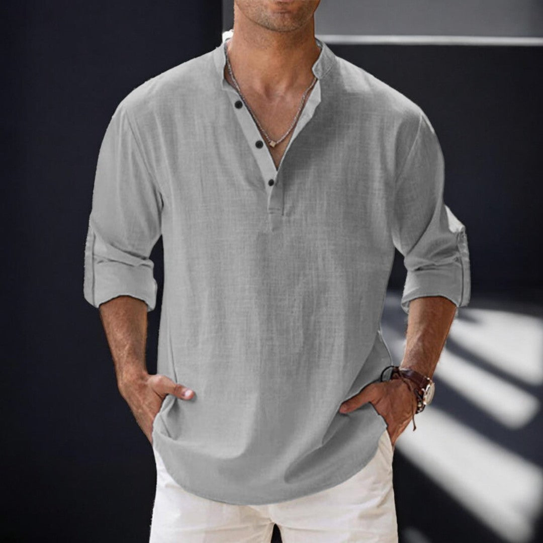 Austin Linen Overshirt