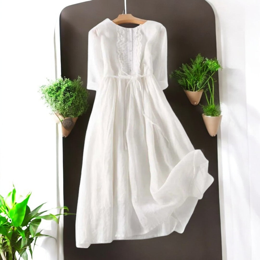 Danna Linen Summer Dress